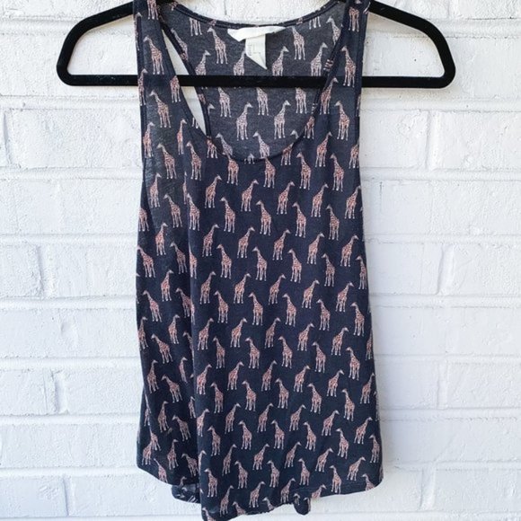 H&M | Black Giraffe Tank Top - Picture 1 of 4